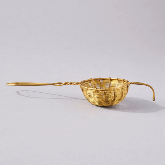 Brass Mesh Tea Strainer | Handcrafted in India