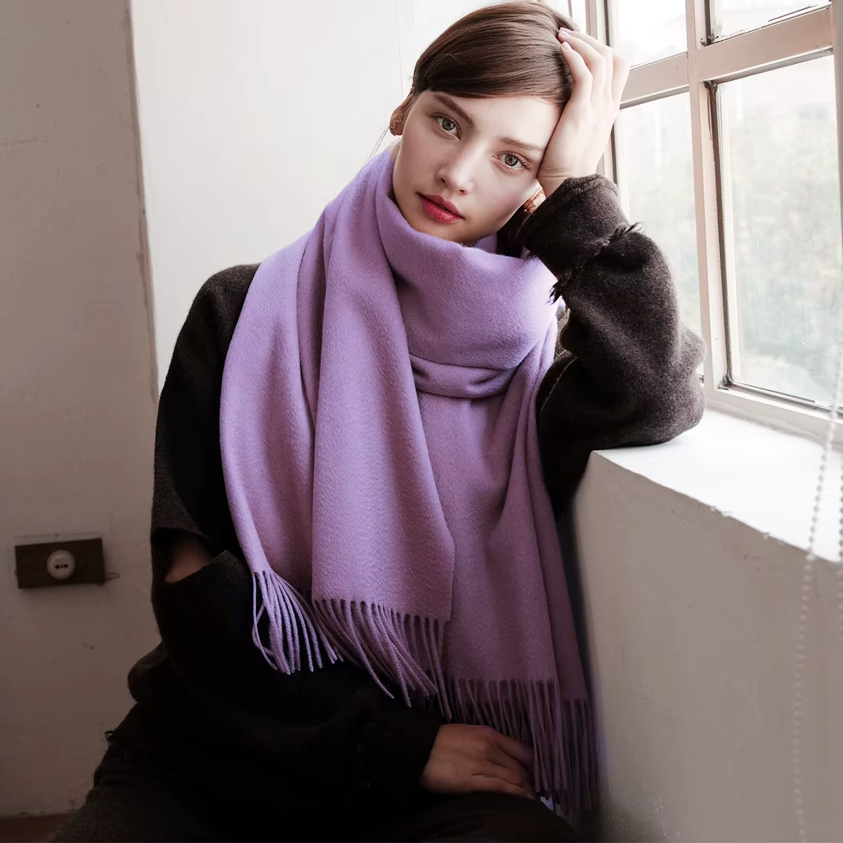 Alpine Oversized Wool Shawl