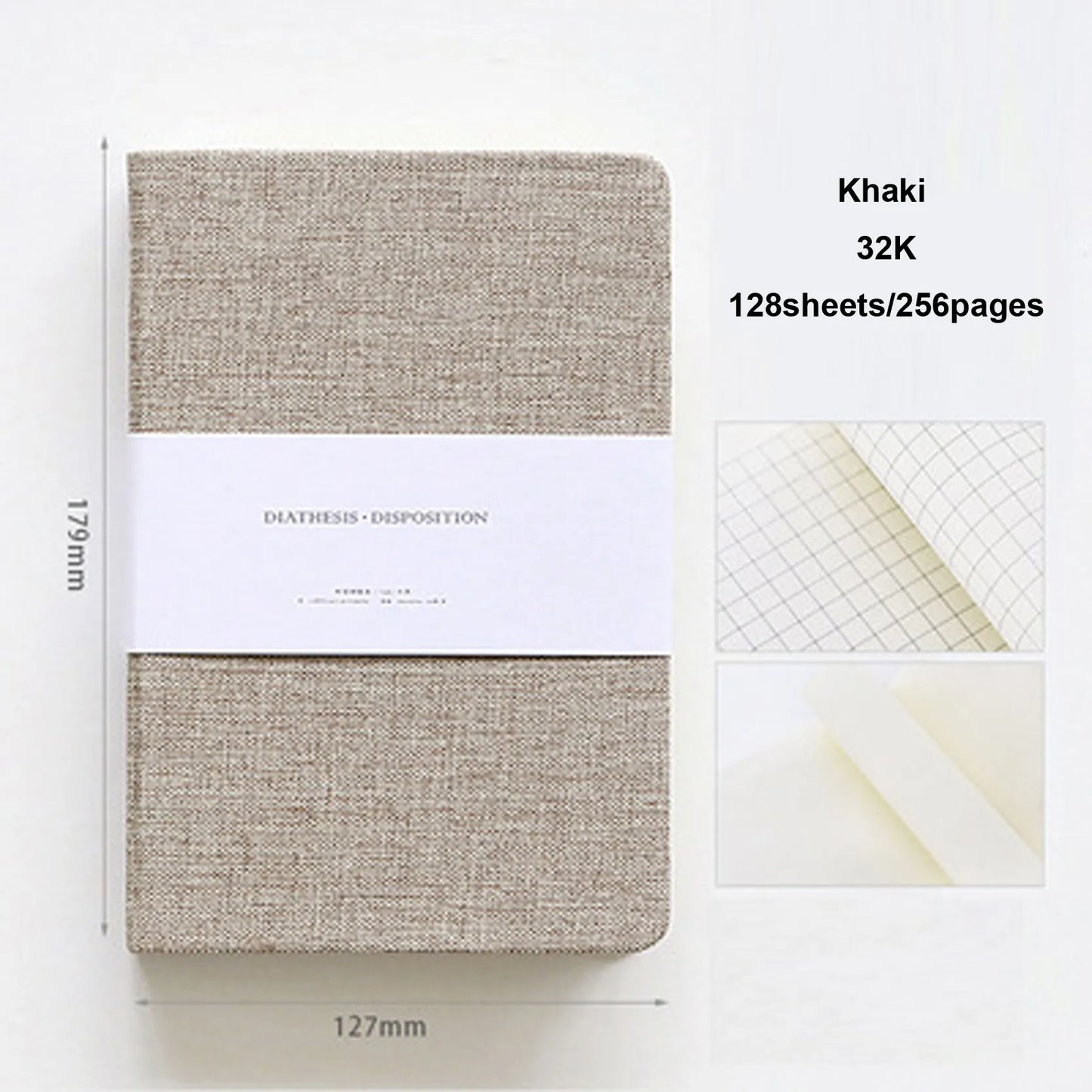 Linen Hard Cover Bedside Journal