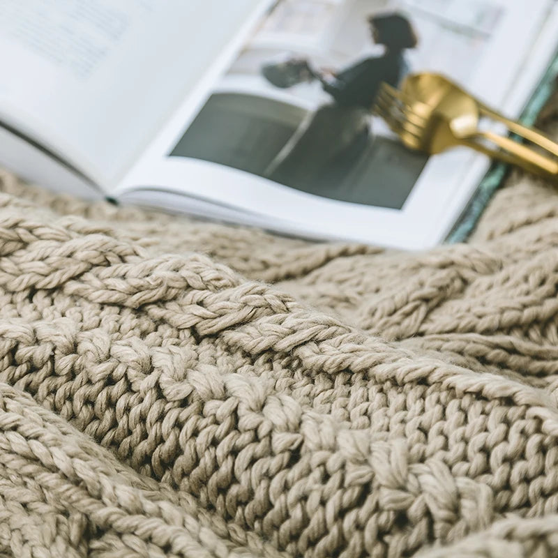 Chunky Knit Blanket