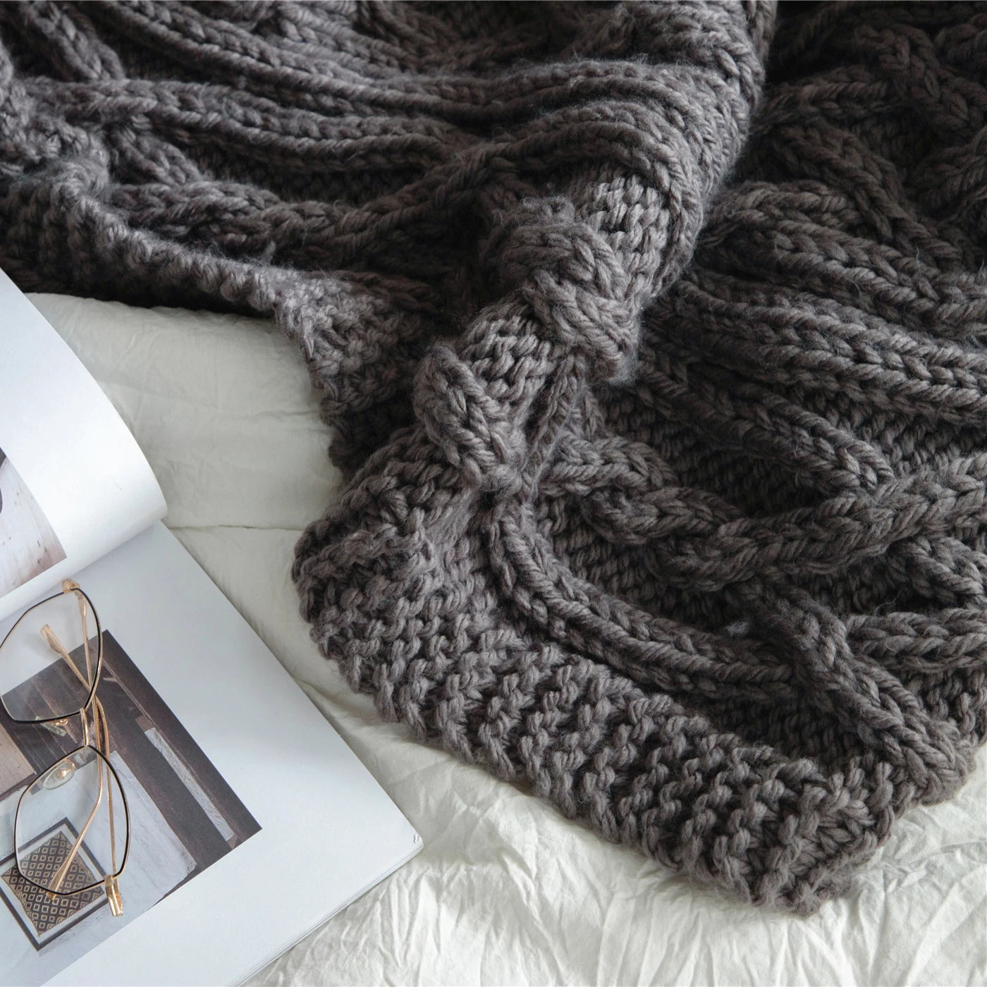 Chunky Knit Blanket