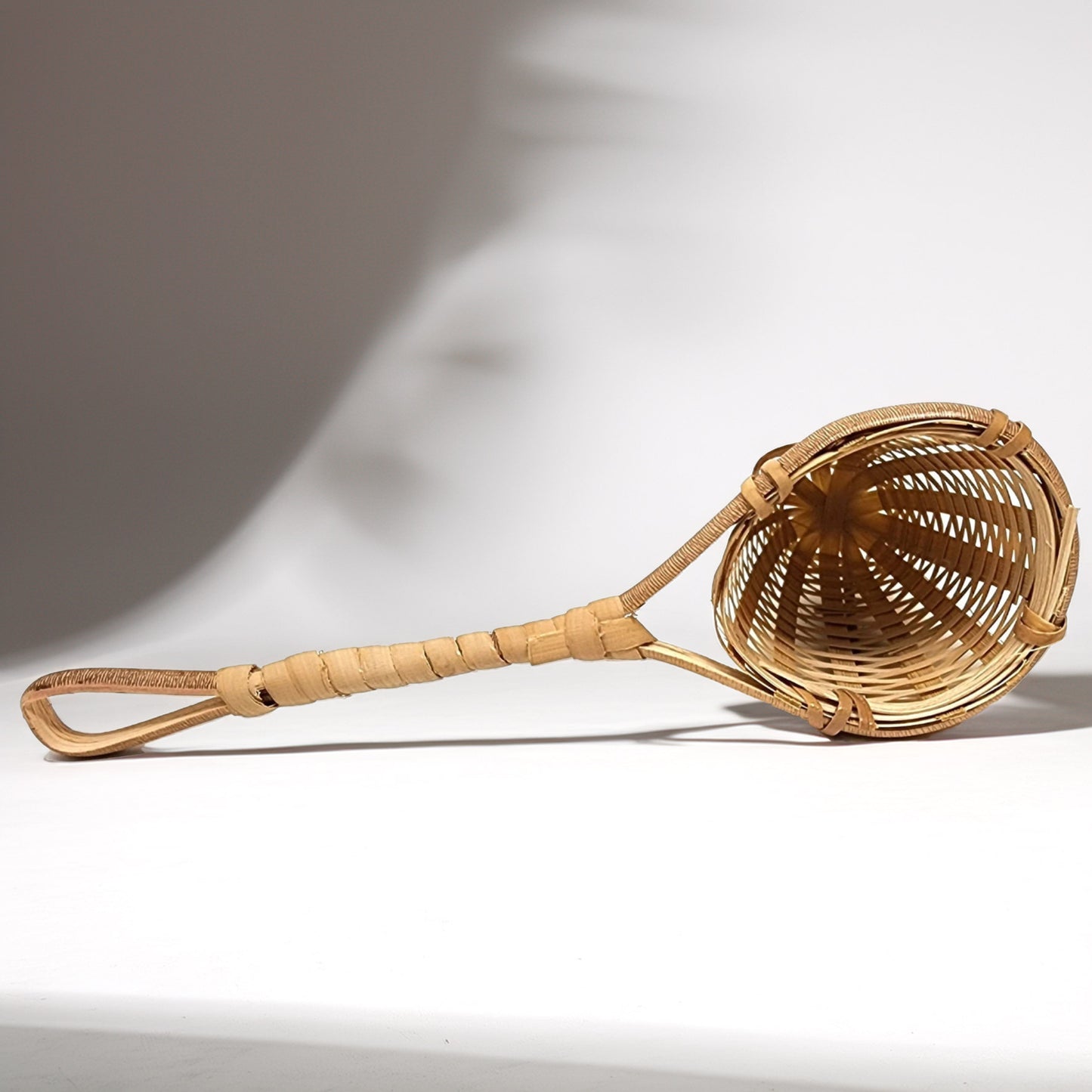 Natural Woven Basket for Loose Tea. Handcrafted in Asia