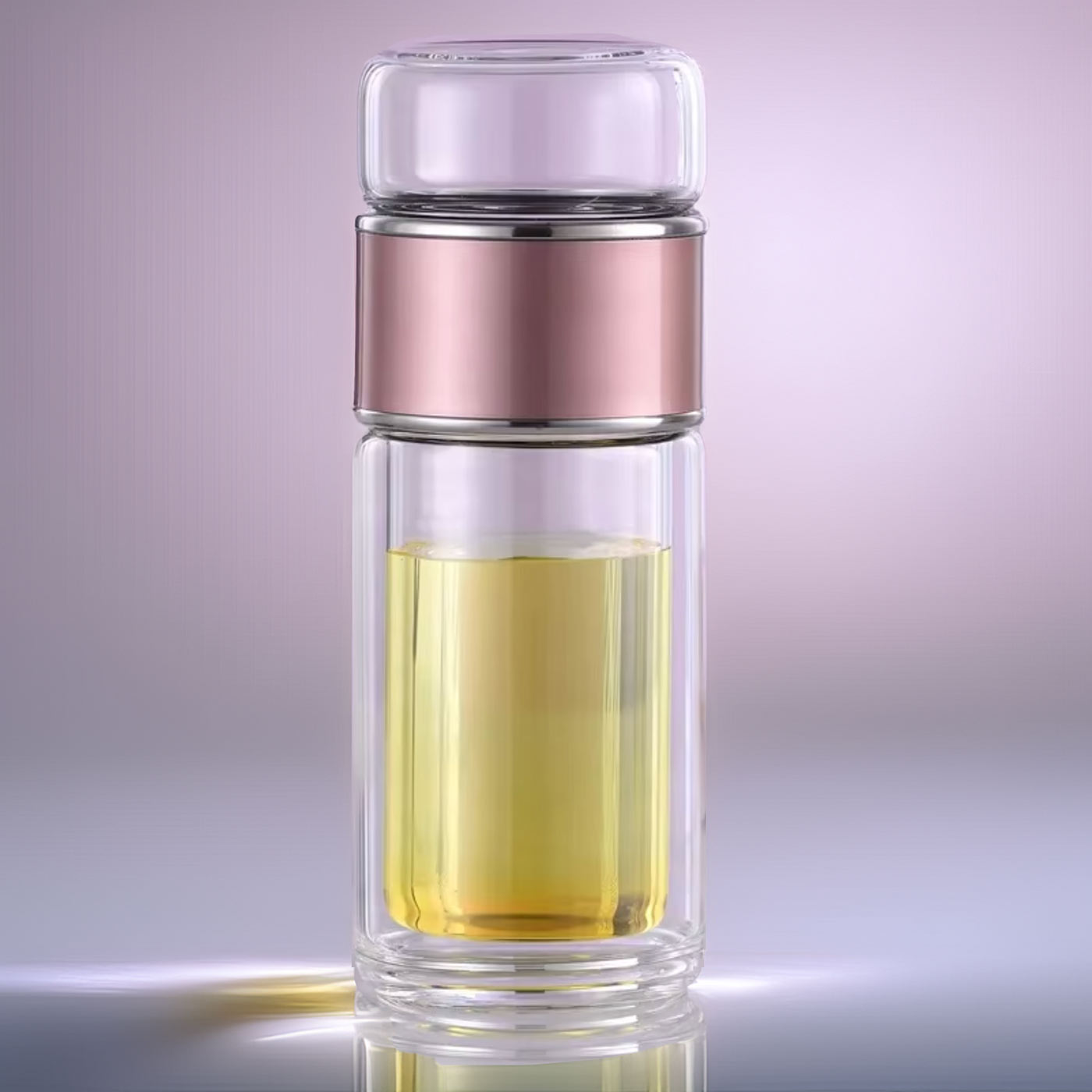 Calming Tea Infuser Glass Bottle