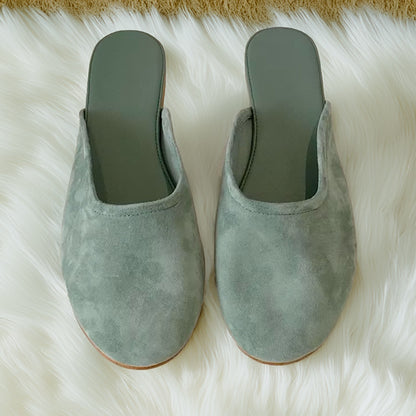 Cozy Sheep Fleece Mules 