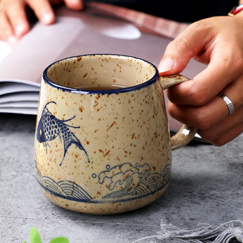 Quiet Moments Ceramic Teacup