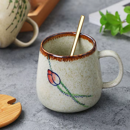 Quiet Moments Ceramic Teacup