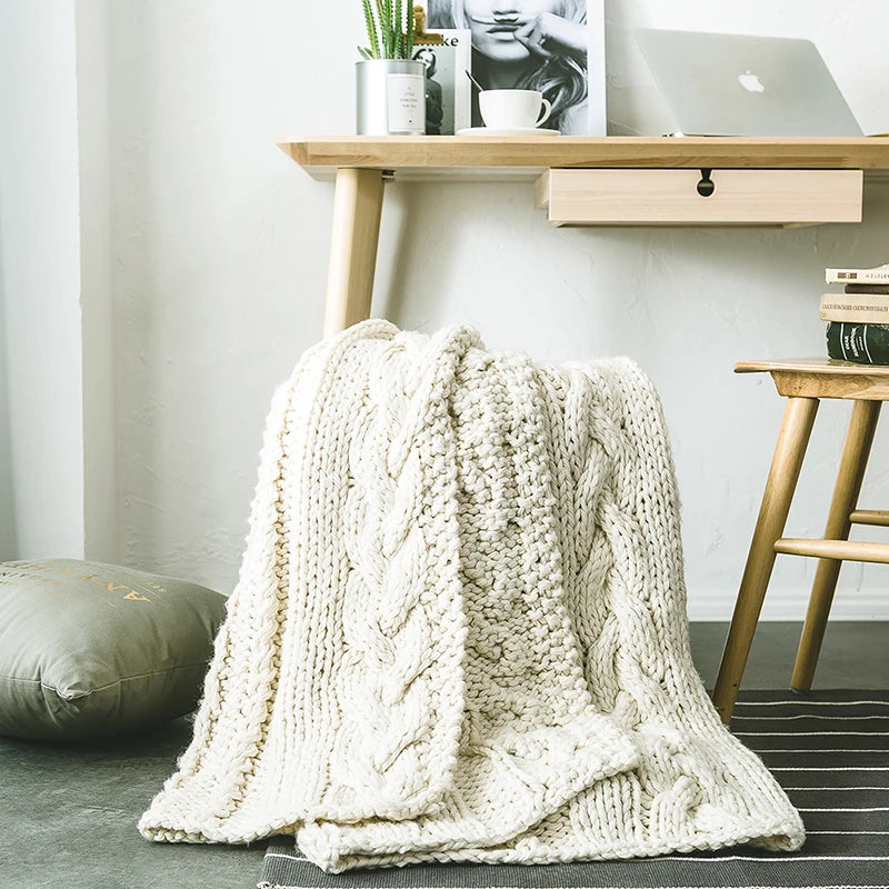 Chunky Knit Blanket 