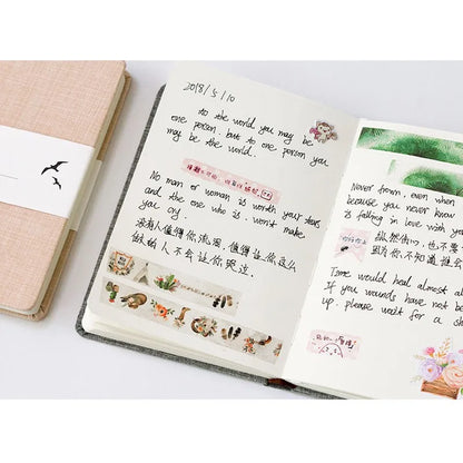 Linen Hard Cover Bedside Journal