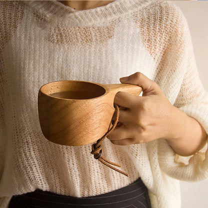 Unique Wood Tea Mug