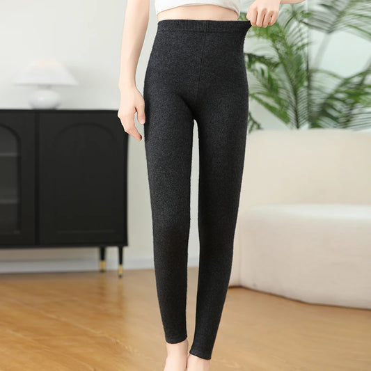 Luxe Cashmere Knit Leggings