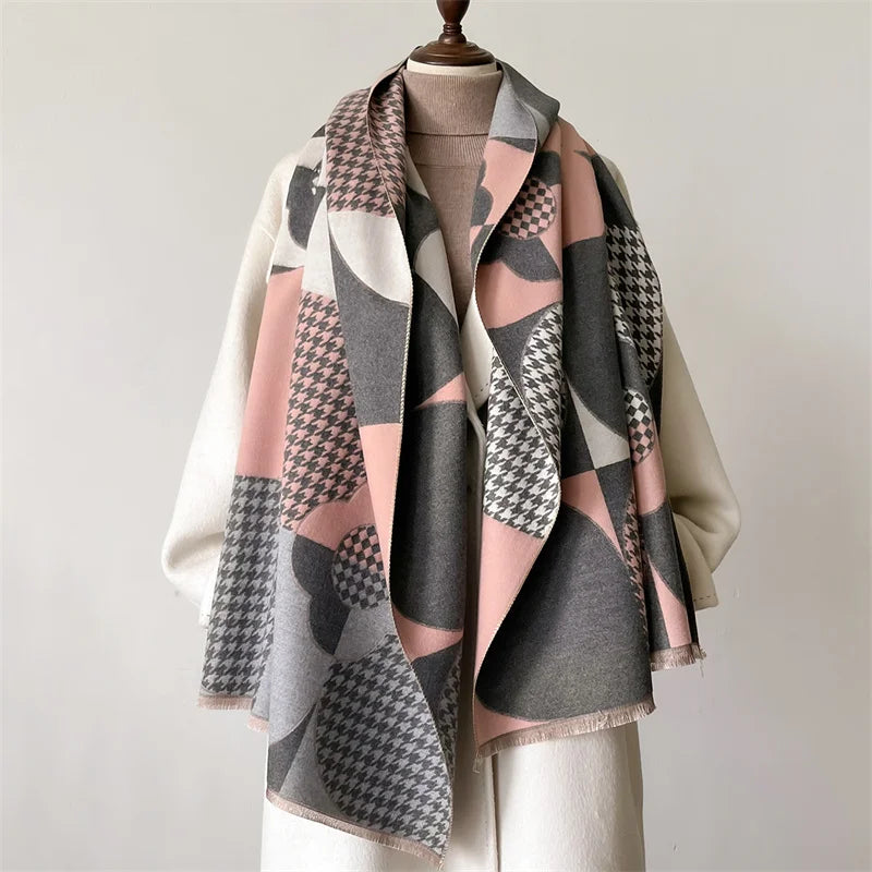 BoldPattern Cashmere Blend Scarf