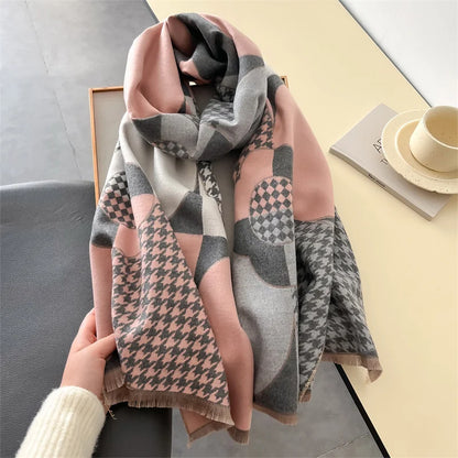 BoldPattern Cashmere Blend Scarf