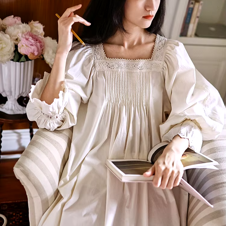 Royal Reverie Cotton Nightdress