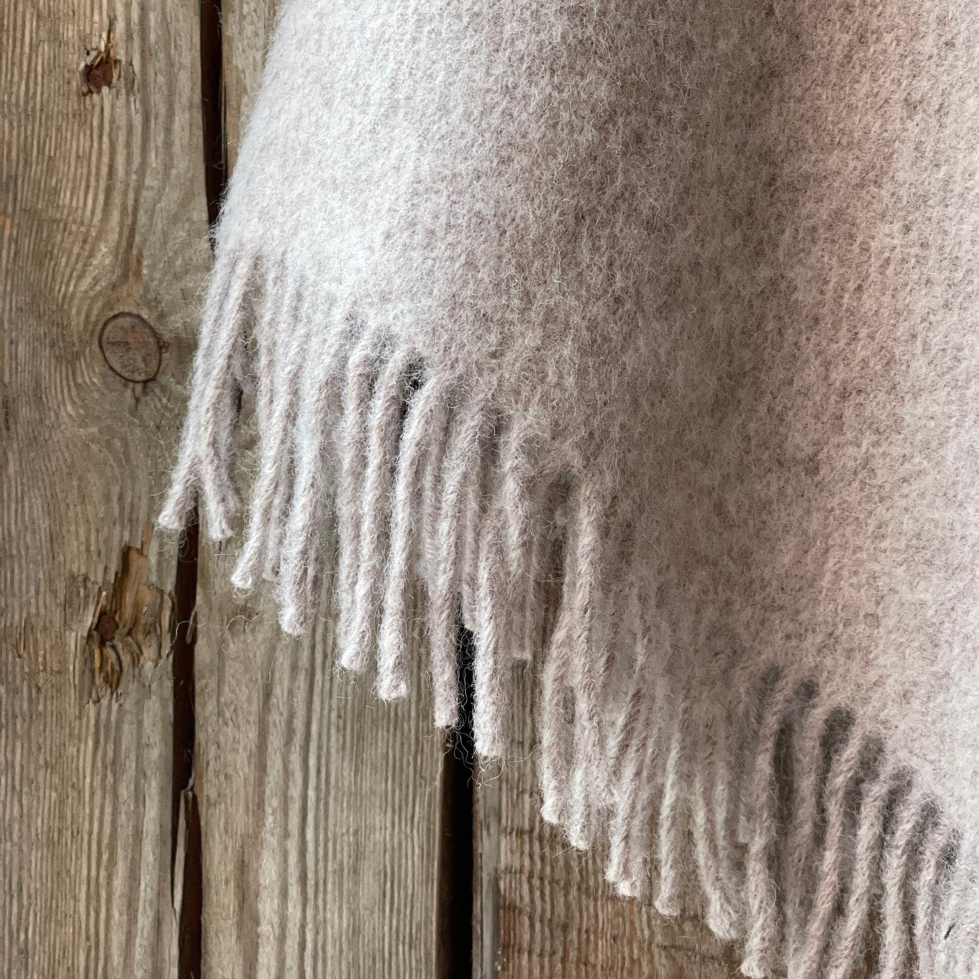 100% Lambswool, Cozy Hooded Poncho | Crafted in Latvia